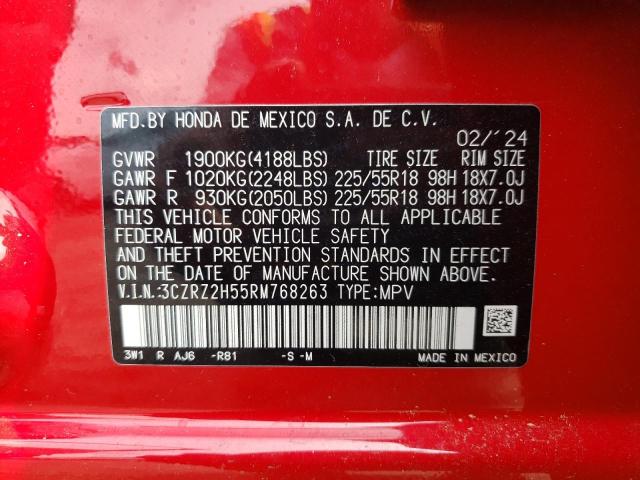 Photo 11 VIN: 3CZRZ2H55RM768263 - HONDA HR-V SPORT 