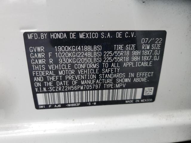 Photo 11 VIN: 3CZRZ2H56PM705797 - HONDA HR-V 