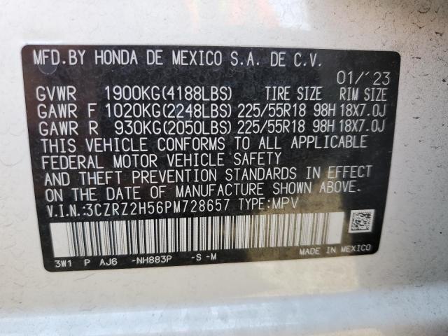 Photo 11 VIN: 3CZRZ2H56PM728657 - HONDA HR-V SPORT 