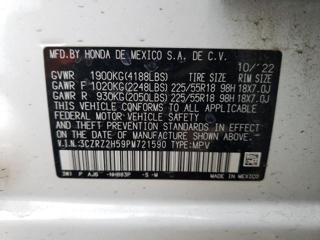 Photo 11 VIN: 3CZRZ2H59PM721590 - HONDA HR-V 