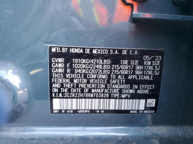 Photo 12 VIN: 3CZRZ2H78RM703828 - HONDA HR-V 