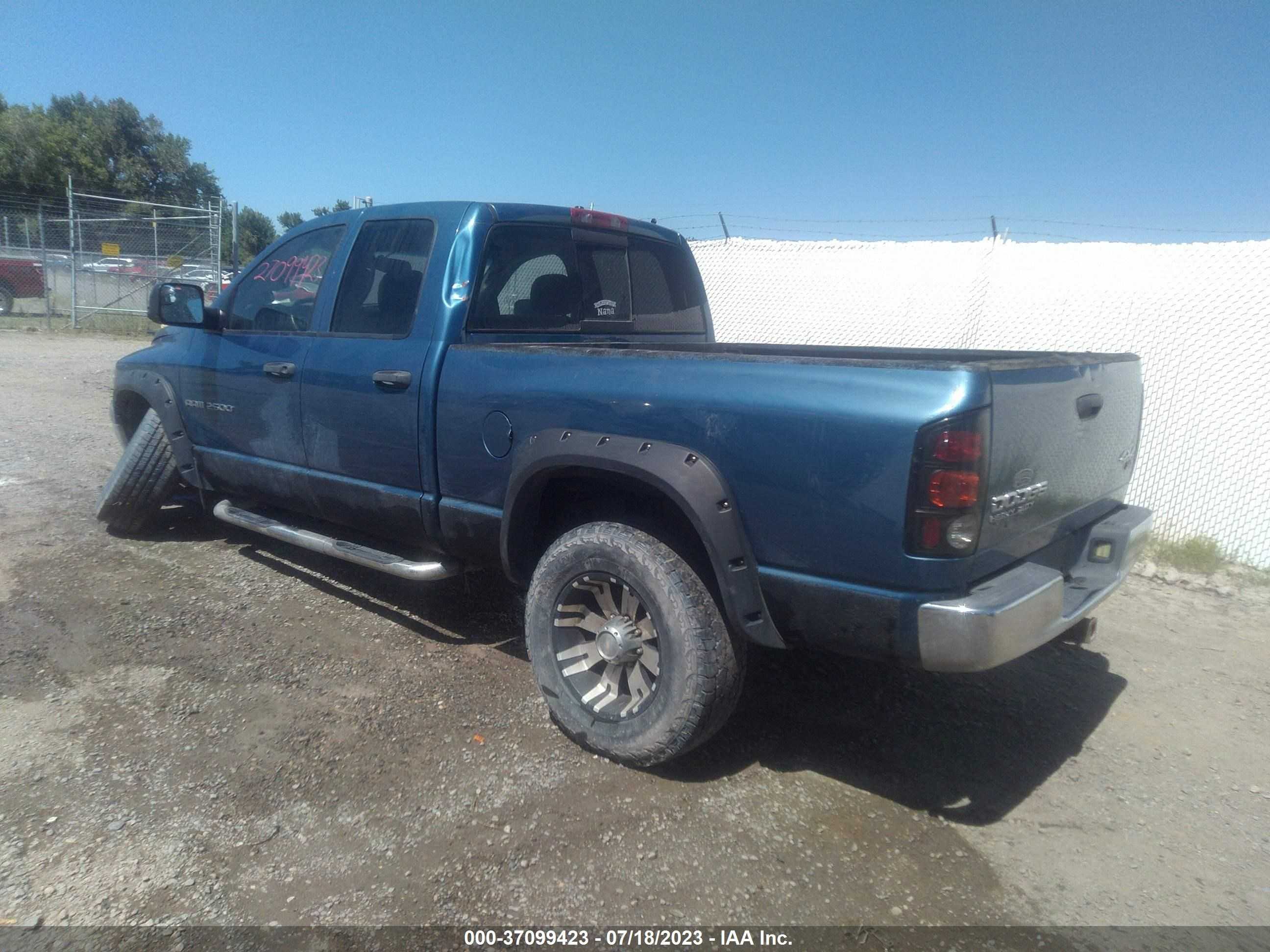 Photo 2 VIN: 3D3KU286X3G752085 - DODGE RAM 