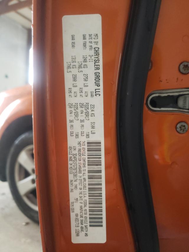 Photo 9 VIN: 3D4PG1FG7BT538174 - DODGE JOURNEY MA 