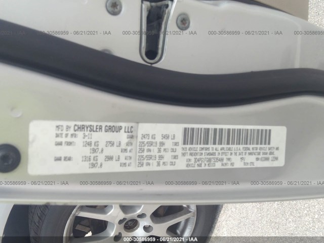 Photo 8 VIN: 3D4PG1FG8BT535400 - DODGE JOURNEY 