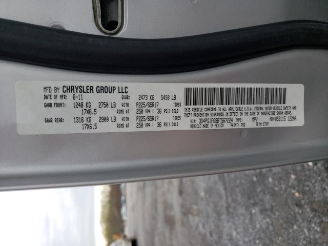 Photo 9 VIN: 3D4PG1FG9BT567224 - DODGE JOURNEY 