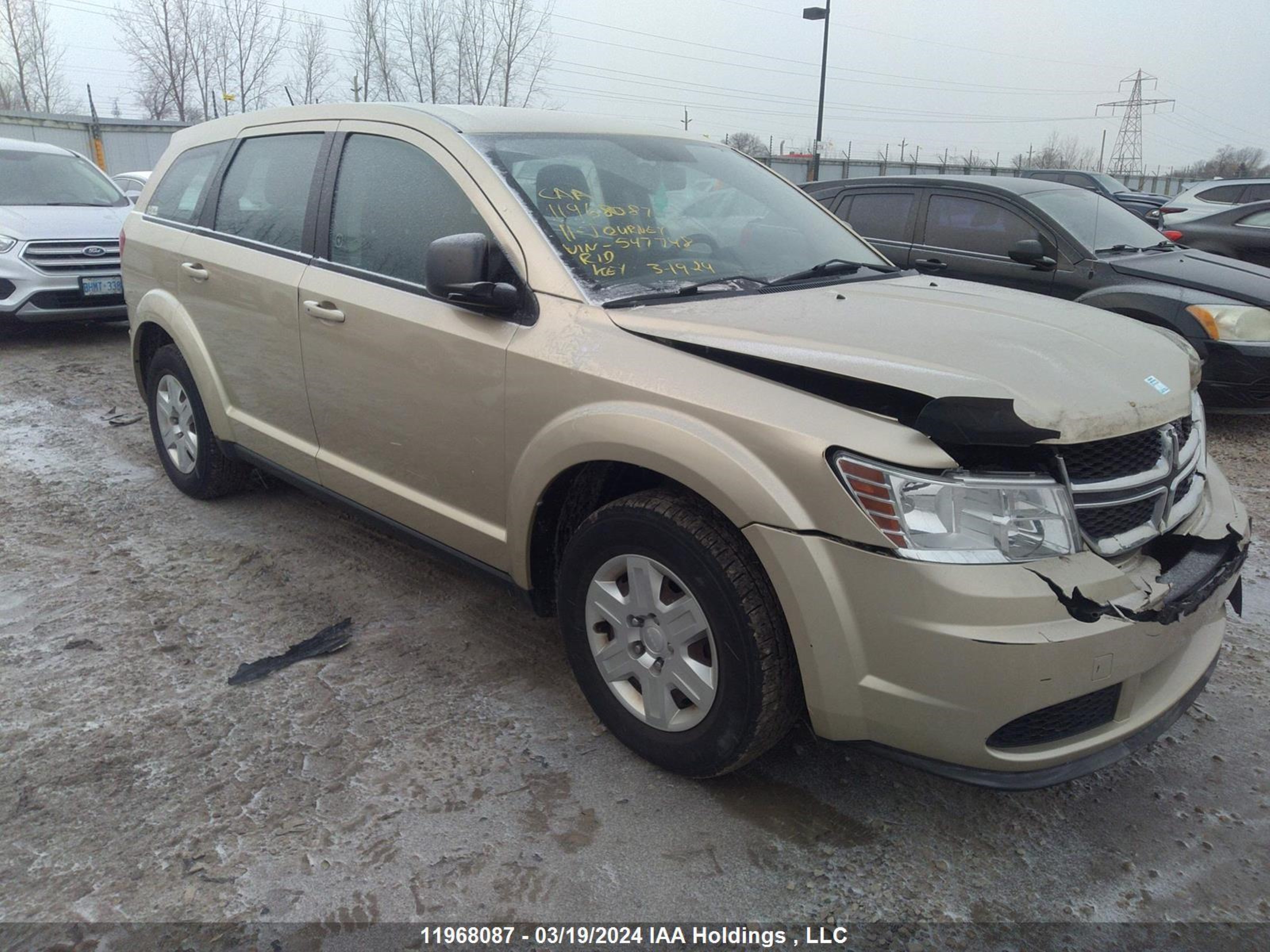 Photo 0 VIN: 3D4PG4FB1BT547748 - DODGE JOURNEY 