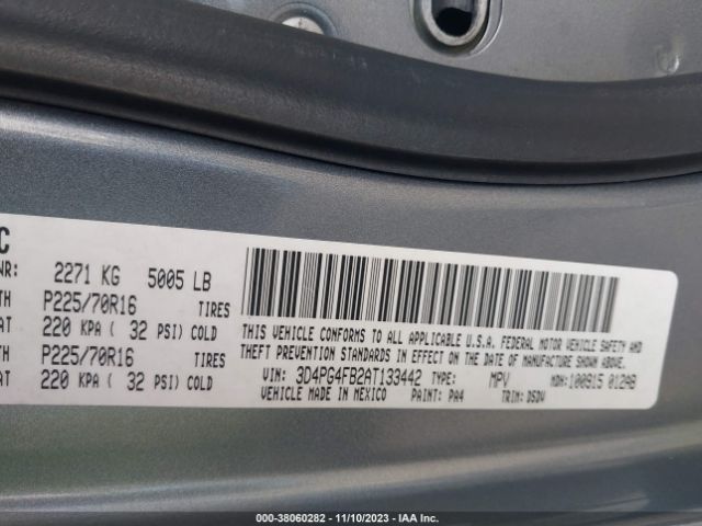 Photo 8 VIN: 3D4PG4FB2AT133442 - DODGE JOURNEY 