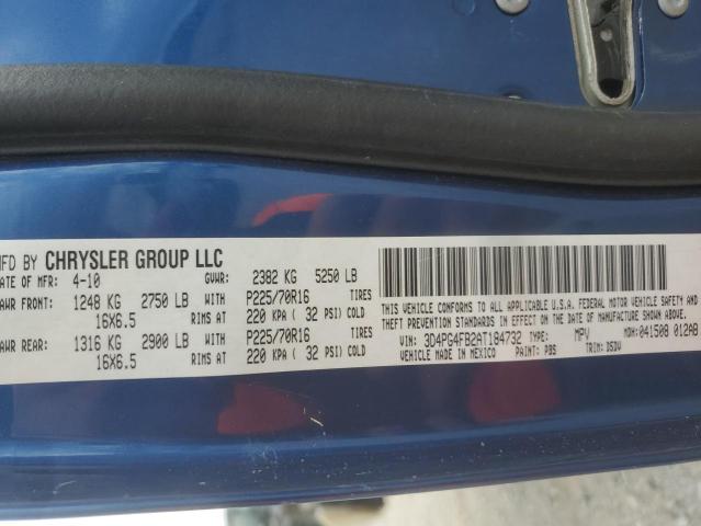 Photo 13 VIN: 3D4PG4FB2AT184732 - DODGE JOURNEY SE 