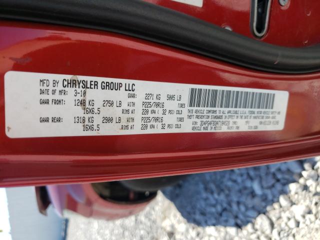 Photo 9 VIN: 3D4PG4FB3AT184528 - DODGE JOURNEY SE 