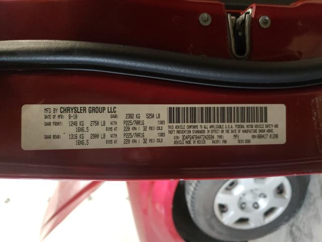 Photo 9 VIN: 3D4PG4FB4AT242694 - DODGE JOURNEY SE 