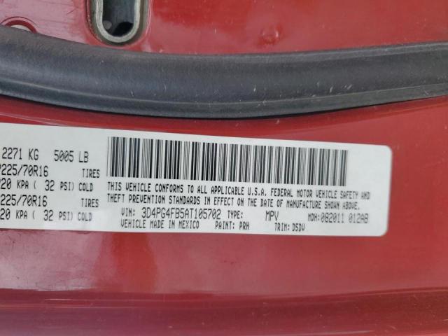 Photo 12 VIN: 3D4PG4FB5AT105702 - DODGE JOURNEY SE 