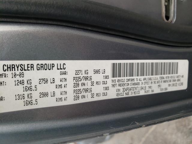 Photo 9 VIN: 3D4PG4FB7AT118418 - DODGE JOURNEY SE 