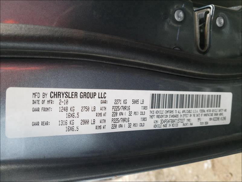 Photo 9 VIN: 3D4PG4FB8AT157227 - DODGE JOURNEY SE 