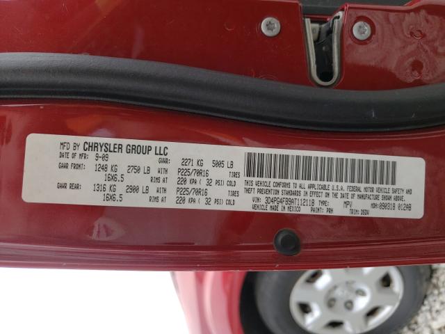 Photo 9 VIN: 3D4PG4FB9AT112118 - DODGE JOURNEY SE 