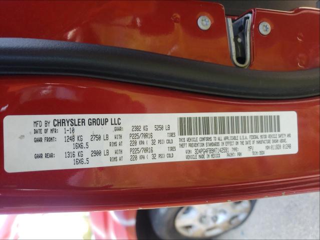 Photo 9 VIN: 3D4PG4FB9AT142591 - DODGE JOURNEY SE 