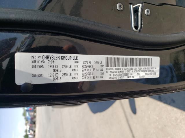 Photo 9 VIN: 3D4PG4FB9AT236535 - DODGE JOURNEY SE 