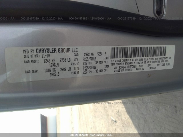 Photo 8 VIN: 3D4PG4FB9AT276601 - DODGE JOURNEY 