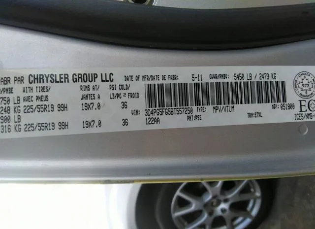 Photo 8 VIN: 3D4PG5FG5BT557250 - DODGE JOURNEY 