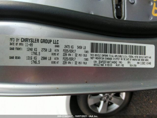 Photo 8 VIN: 3D4PG5FV0AT144942 - DODGE JOURNEY 