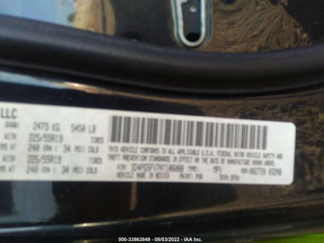 Photo 8 VIN: 3D4PG5FV7AT106088 - DODGE JOURNEY 