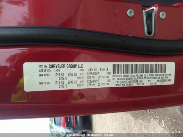 Photo 8 VIN: 3D4PG5FVXAT167158 - DODGE JOURNEY 