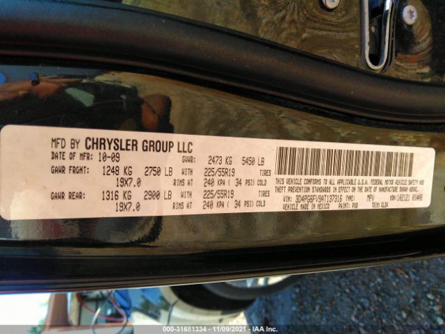 Photo 8 VIN: 3D4PG6FV9AT137316 - DODGE JOURNEY 