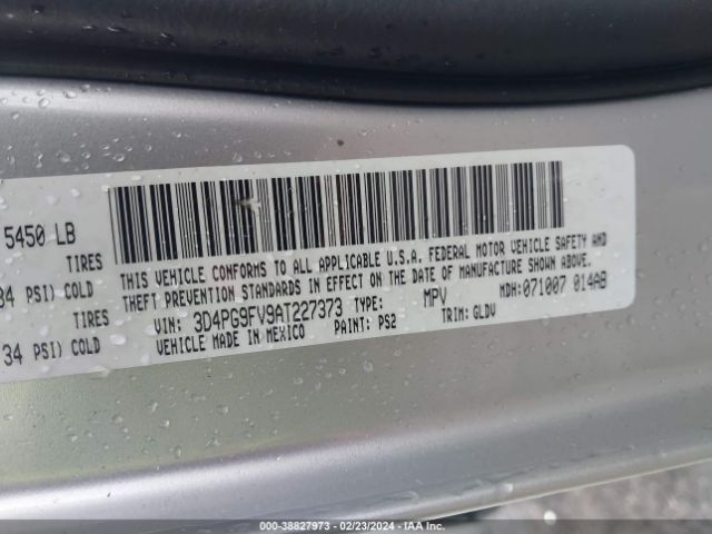 Photo 8 VIN: 3D4PG9FV9AT227373 - DODGE JOURNEY 