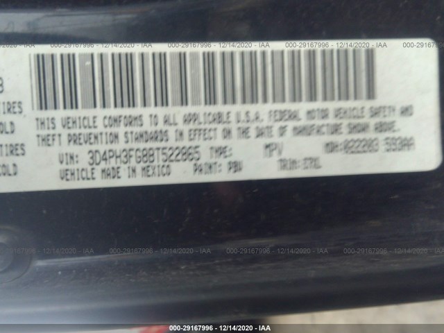 Photo 8 VIN: 3D4PH3FG8BT522865 - DODGE JOURNEY 