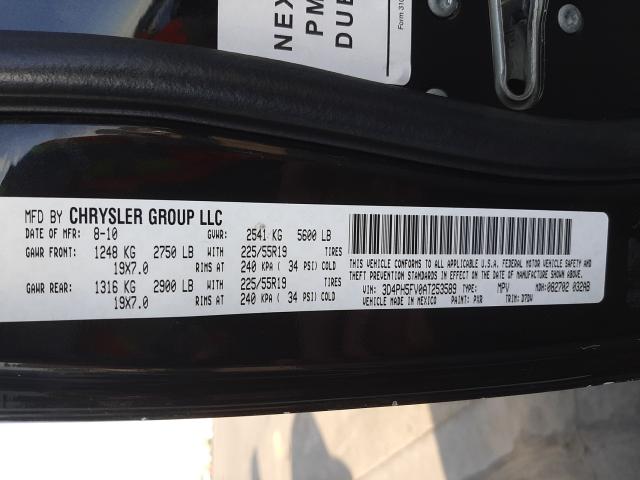 Photo 9 VIN: 3D4PH5FV0AT253589 - DODGE JOURNEY SX 