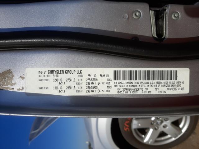 Photo 9 VIN: 3D4PH5FV4AT256771 - DODGE JOURNEY SX 