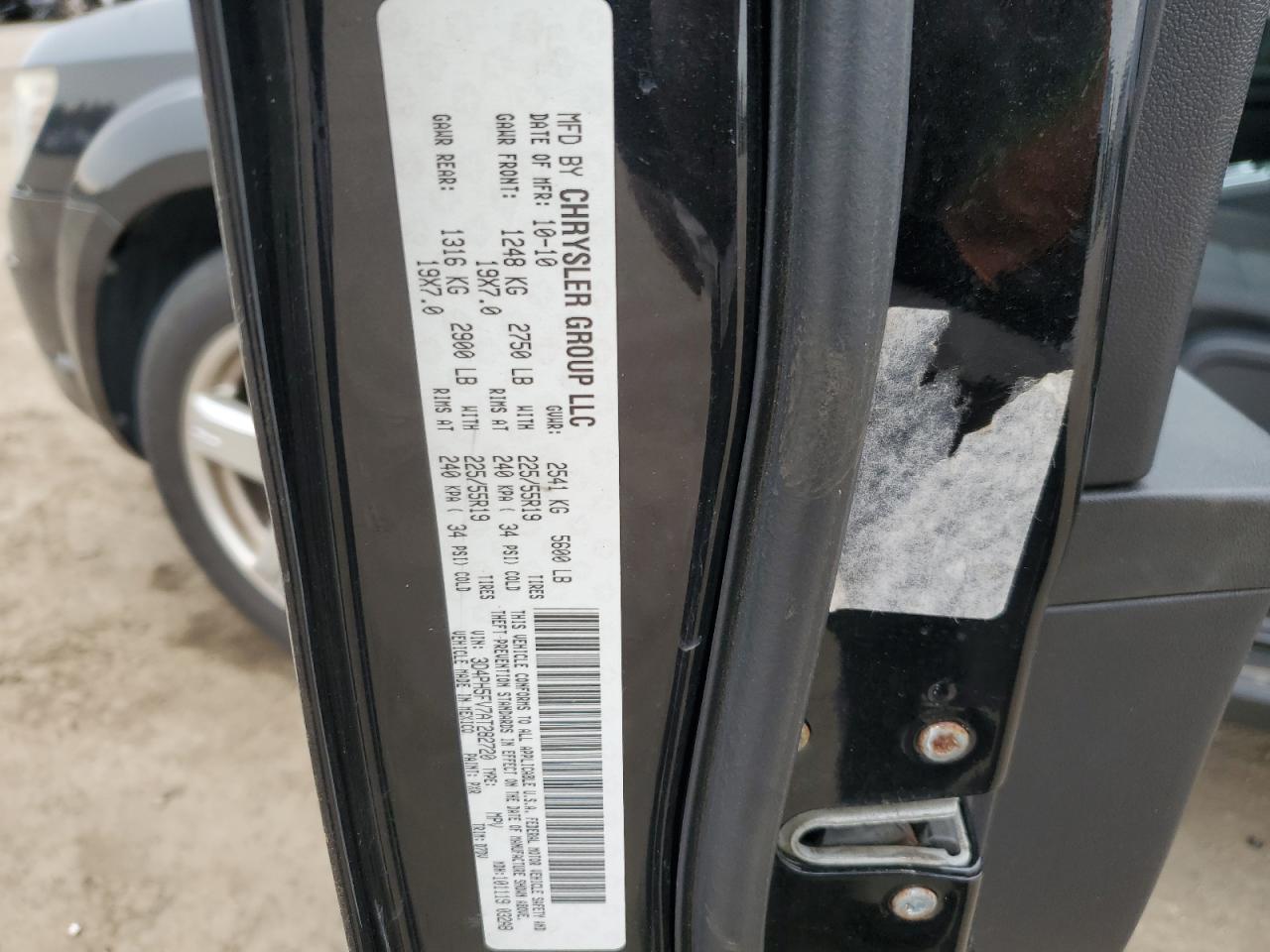 Photo 12 VIN: 3D4PH5FV7AT282720 - DODGE JOURNEY 