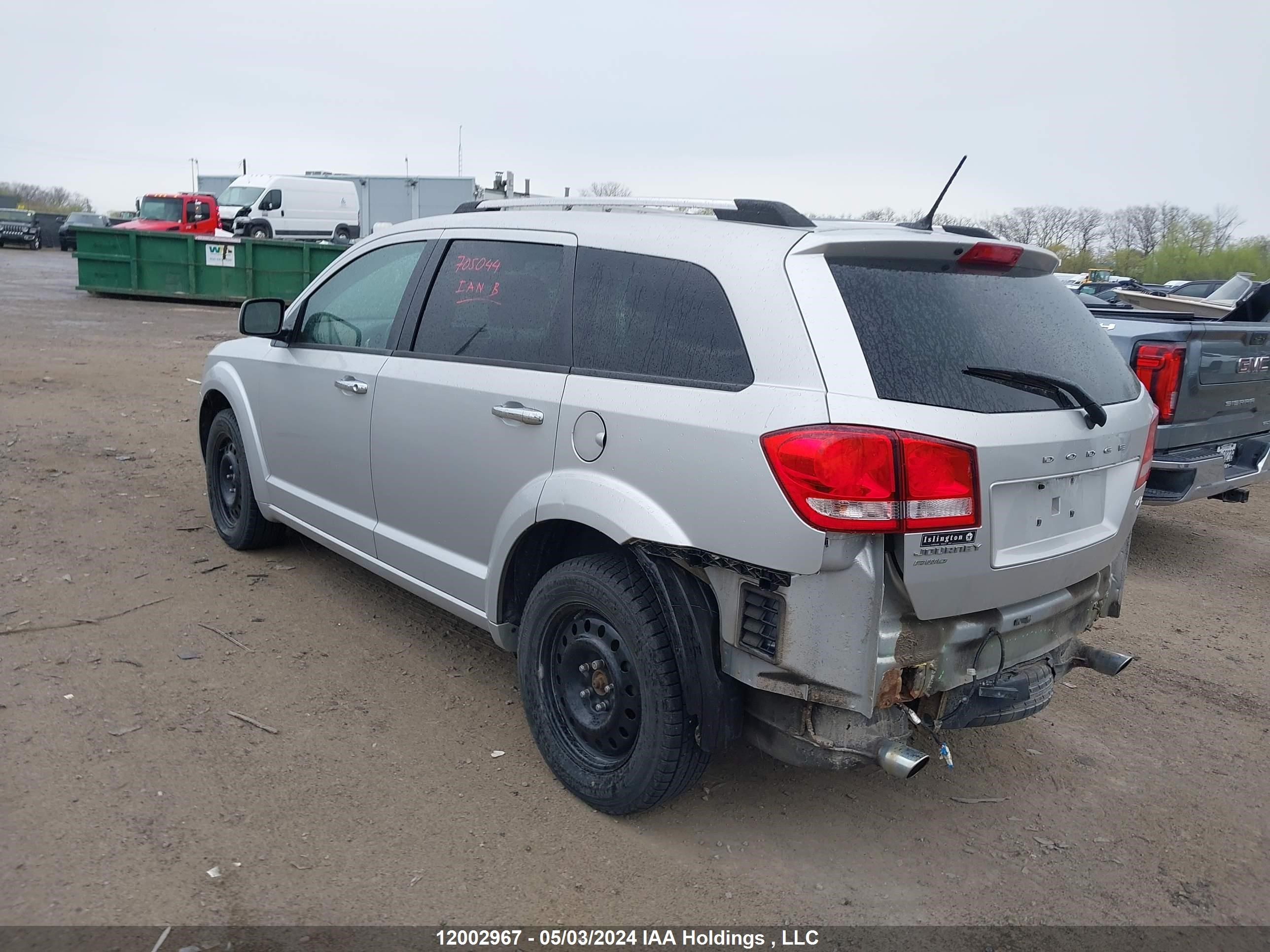 Photo 2 VIN: 3D4PH6FG3BT569805 - DODGE JOURNEY 