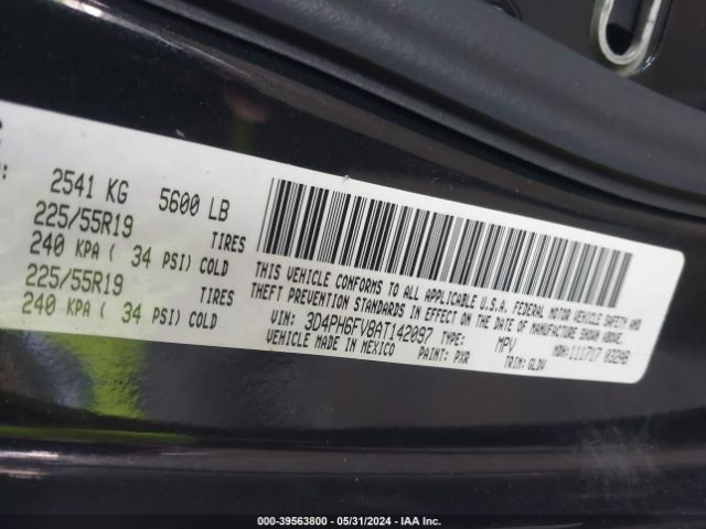 Photo 8 VIN: 3D4PH6FV8AT142097 - DODGE JOURNEY 