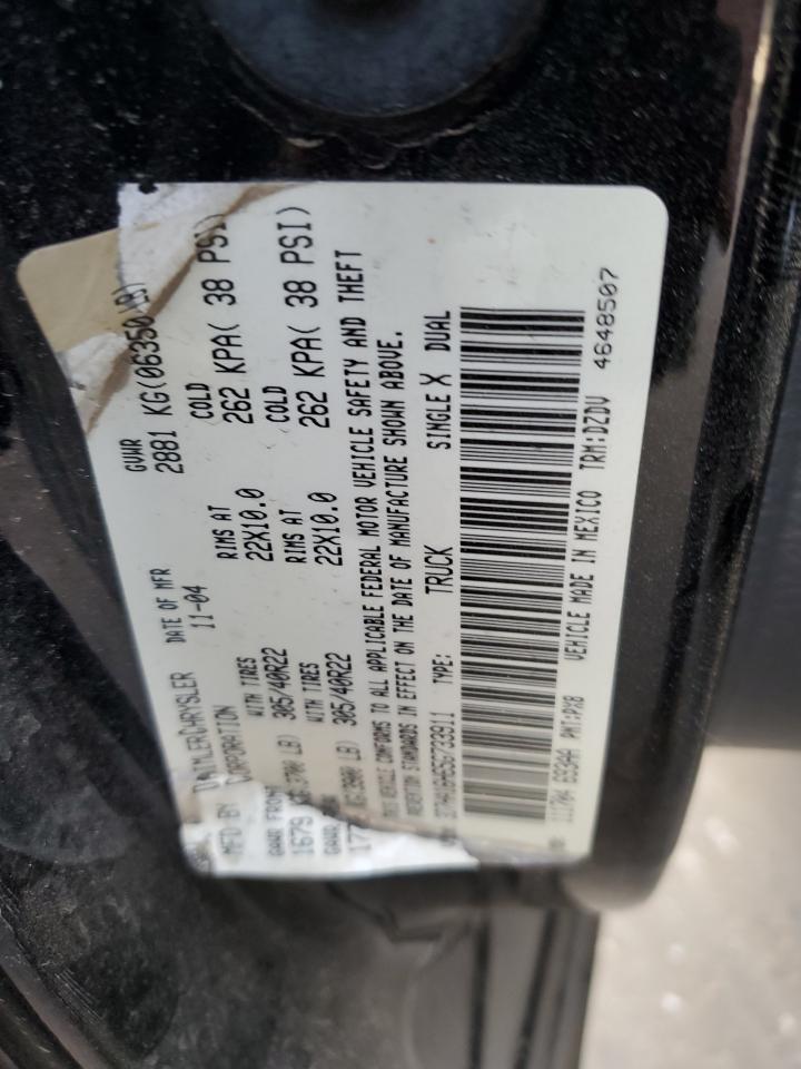 Photo 11 VIN: 3D7HA16H65G733911 - DODGE RAM 