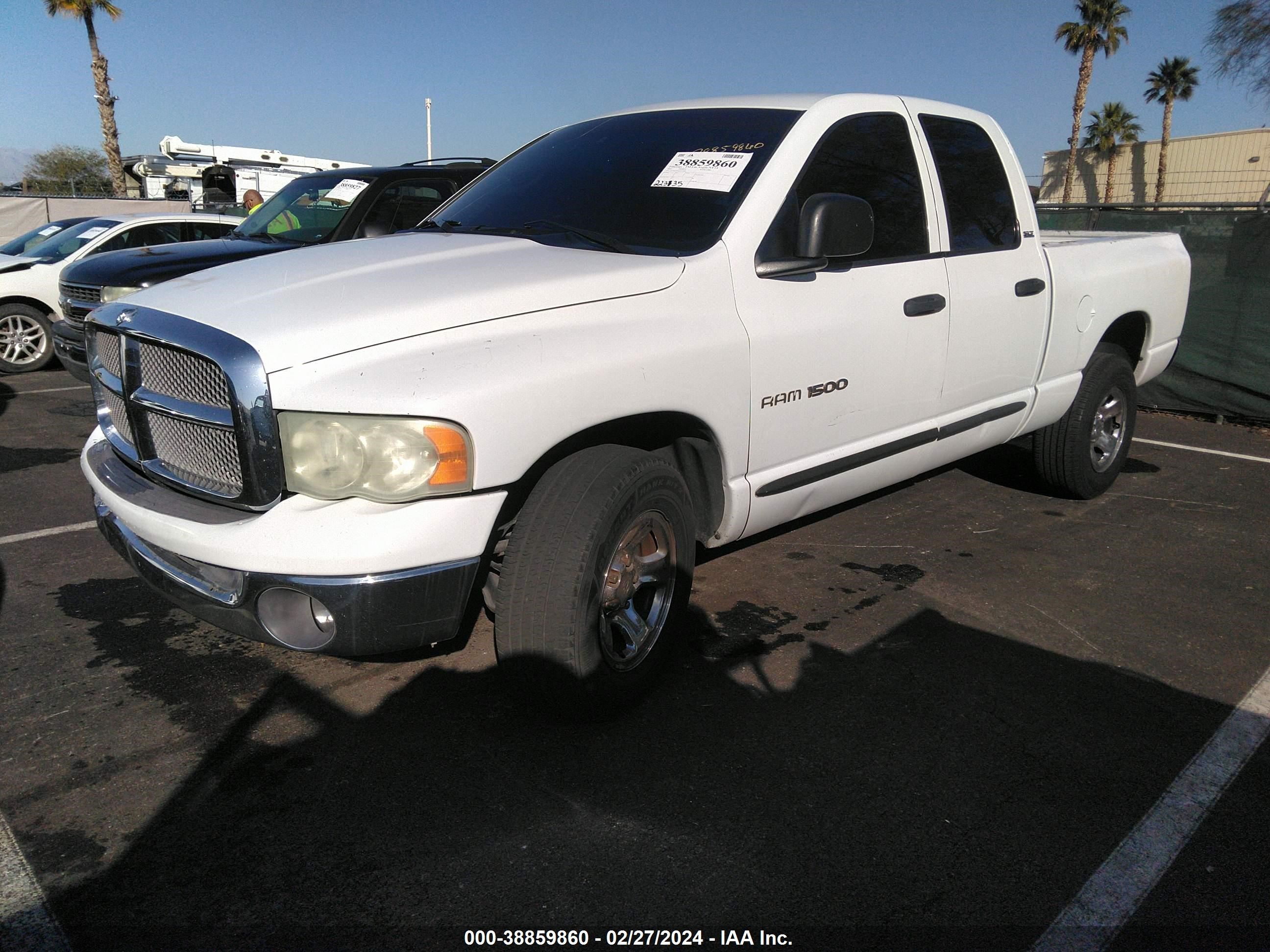 Photo 1 VIN: 3D7HA18N02G113800 - DODGE RAM 