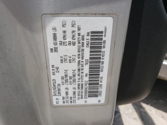 Photo 11 VIN: 3D7KA28D64G174512 - DODGE RAM 2500 S 