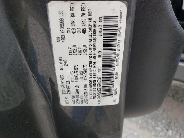 Photo 11 VIN: 3D7KS28C25G785398 - DODGE RAM 2500 S 