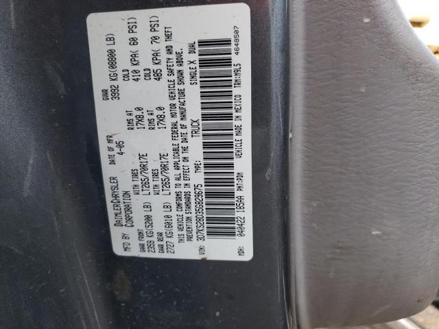 Photo 11 VIN: 3D7KS28D35G829675 - DODGE RAM 2500 