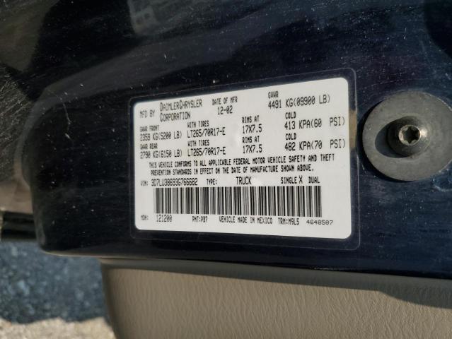 Photo 11 VIN: 3D7LU38693G766682 - DODGE RAM 3500 S 