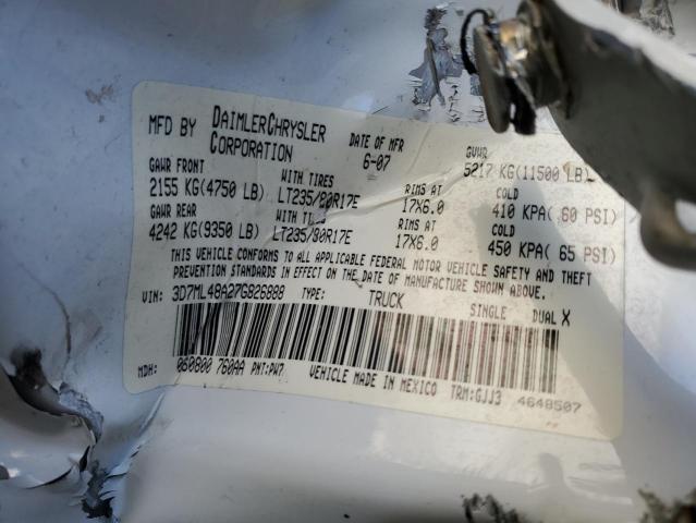 Photo 11 VIN: 3D7ML48A27G826888 - DODGE RAM 3500 