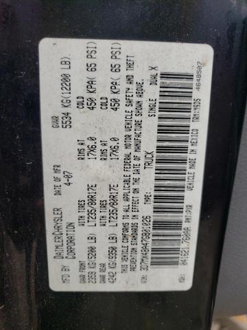 Photo 11 VIN: 3D7MX48A47G801026 - DODGE RAM 3500 S 