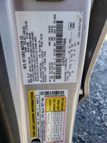 Photo 11 VIN: 3FA6P0CD3KR224666 - FORD FUSION SEL 