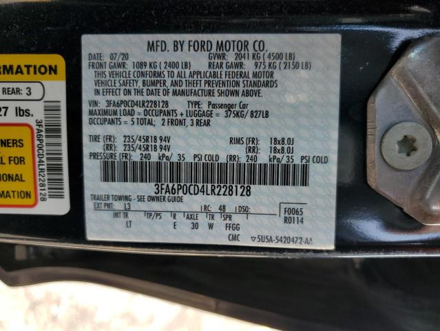 Photo 11 VIN: 3FA6P0CD4LR228128 - FORD FUSION 