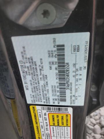 Photo 12 VIN: 3FA6P0CD5KR285534 - FORD FUSION SEL 