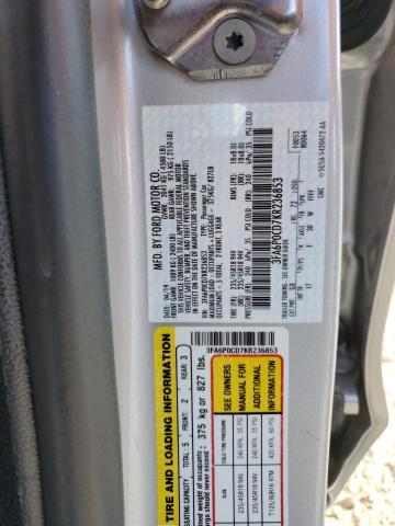 Photo 11 VIN: 3FA6P0CD7KR236853 - FORD FUSION 