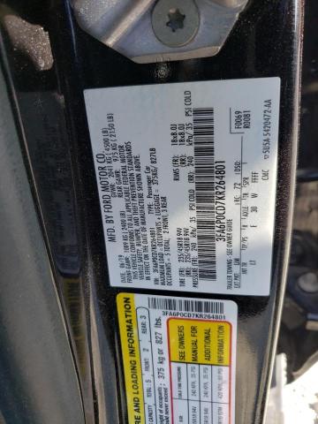 Photo 11 VIN: 3FA6P0CD7KR264801 - FORD FUSION 