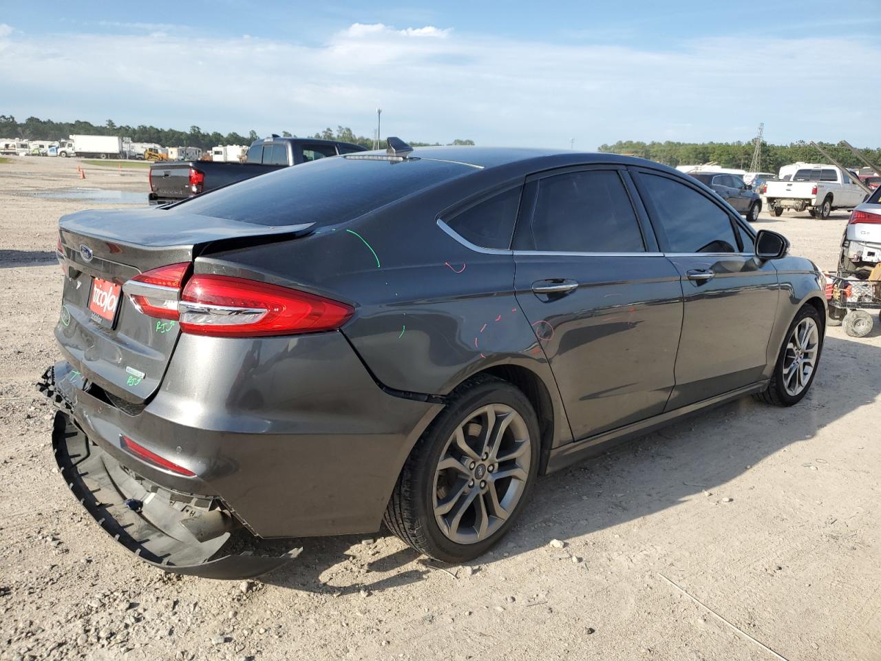 Photo 2 VIN: 3FA6P0CD7LR116603 - FORD FUSION 