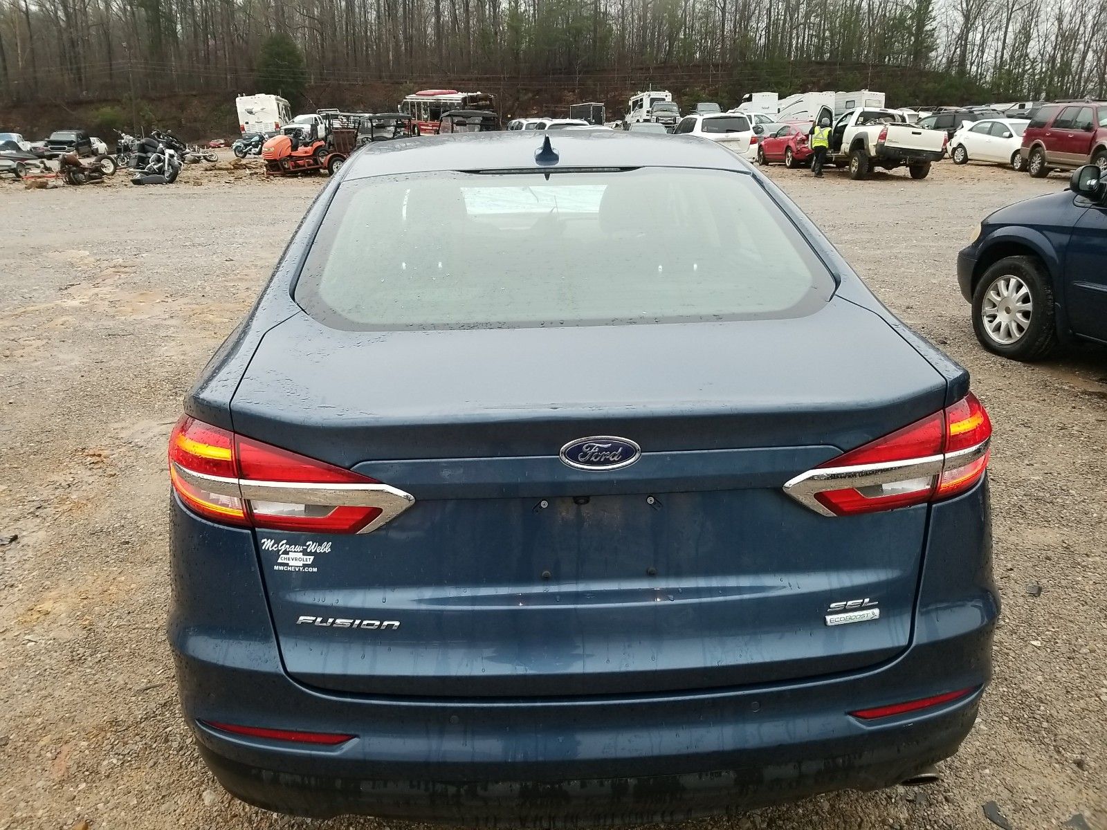 Photo 12 VIN: 3FA6P0CD8KR182804 - FORD FUSION FWD 4C 