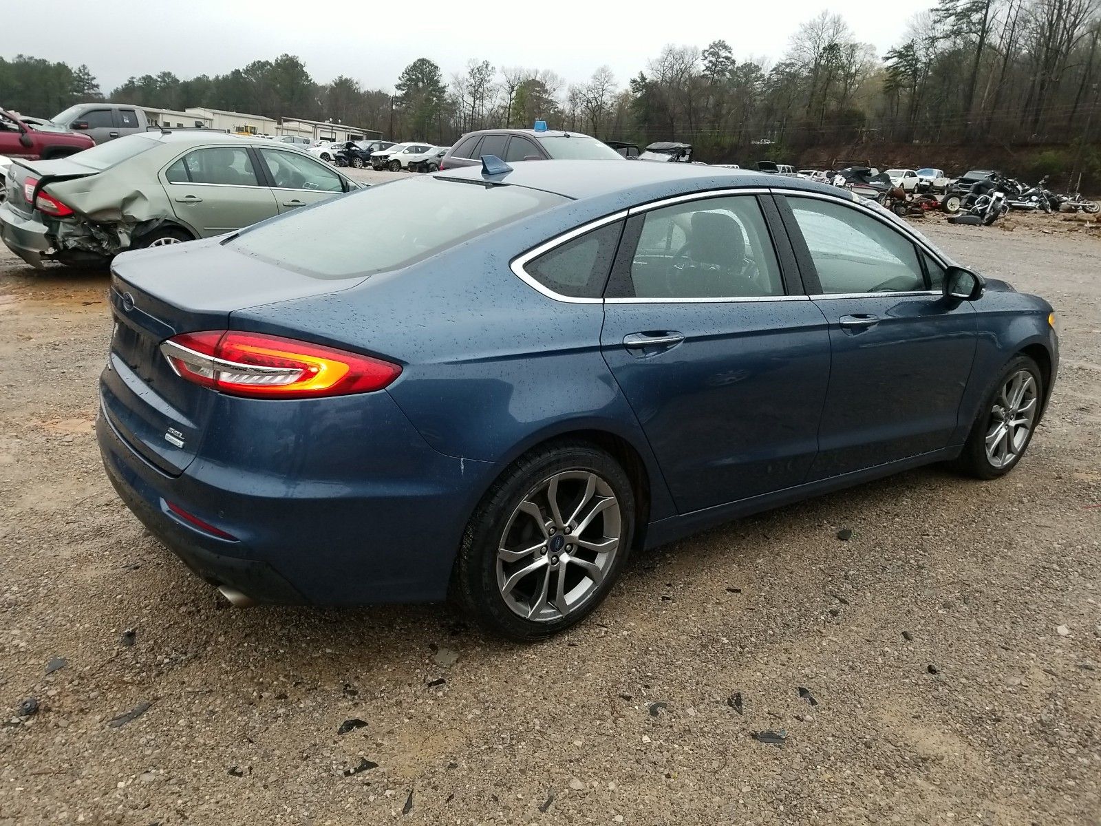 Photo 3 VIN: 3FA6P0CD8KR182804 - FORD FUSION FWD 4C 