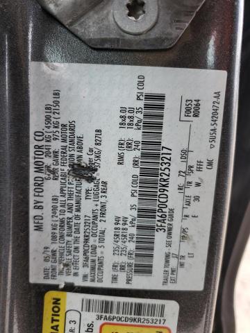 Photo 11 VIN: 3FA6P0CD9KR253217 - FORD FUSION 